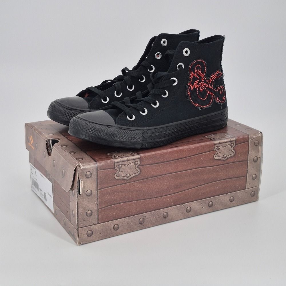 Converse X Dungeons & Dragons Chuck Taylor All Star Hi Womens Size 8 A09886C NIB - Picture 9 of 13